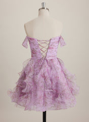 Ball-Gown/Princess Sweetheart Short Tulle Mini Dress With Cascading Ruffles Pleated