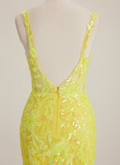 Sheath/Column Sweetheart Short Sequin Mini Dress With Sequins