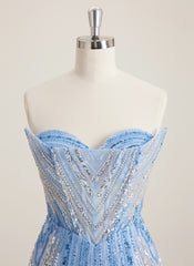 Sheath/Column Sweetheart Short Sequin Mini Dress With Beading Sequins