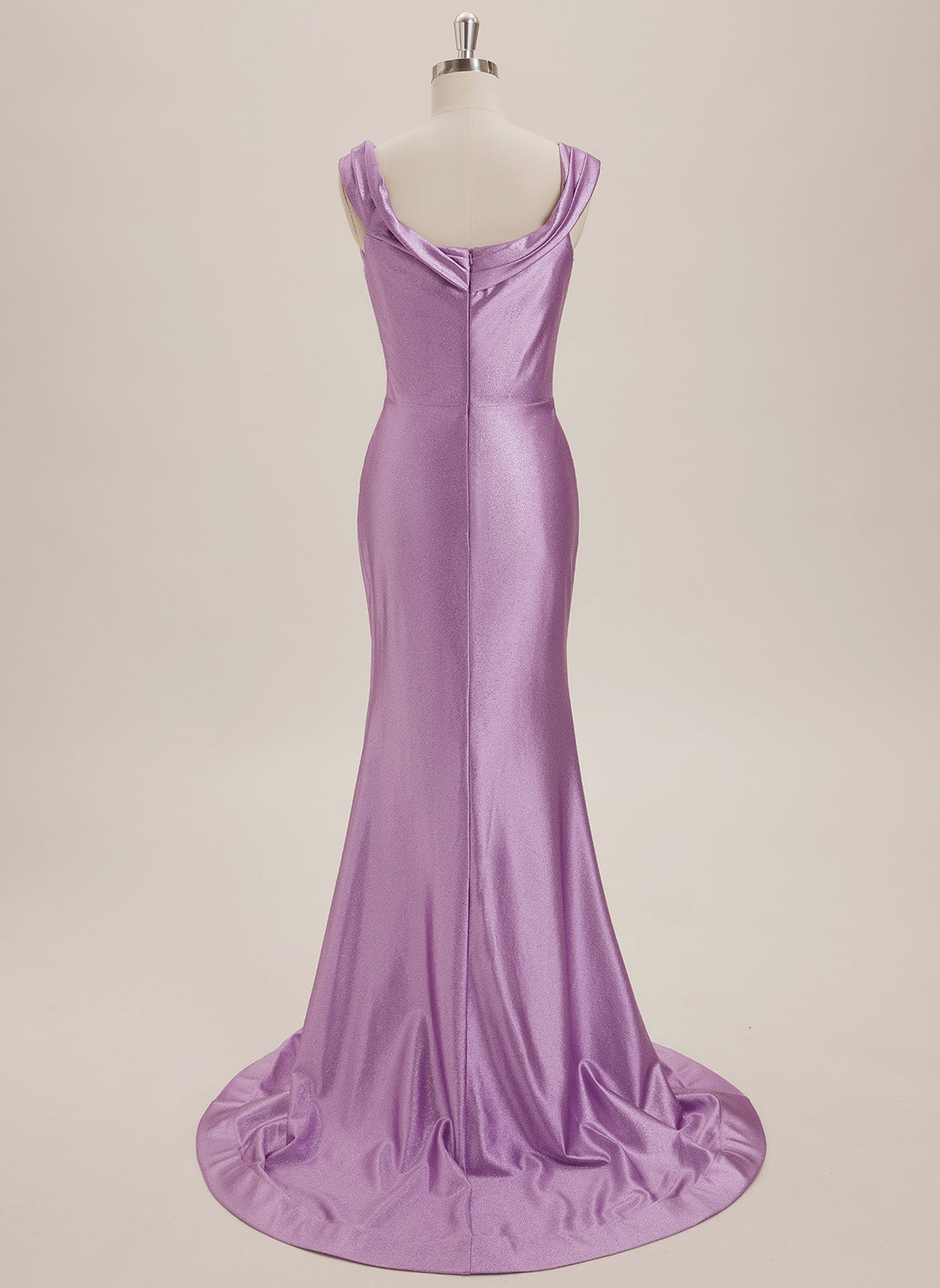 Trumpet/Mermaid Sweetheart Sweep Train Jersey Maxi Dresses With Pleated