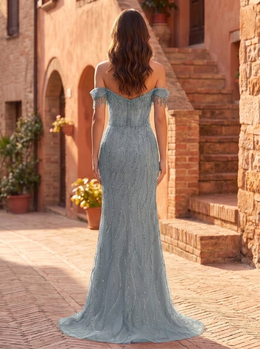 Dusty Blue Back