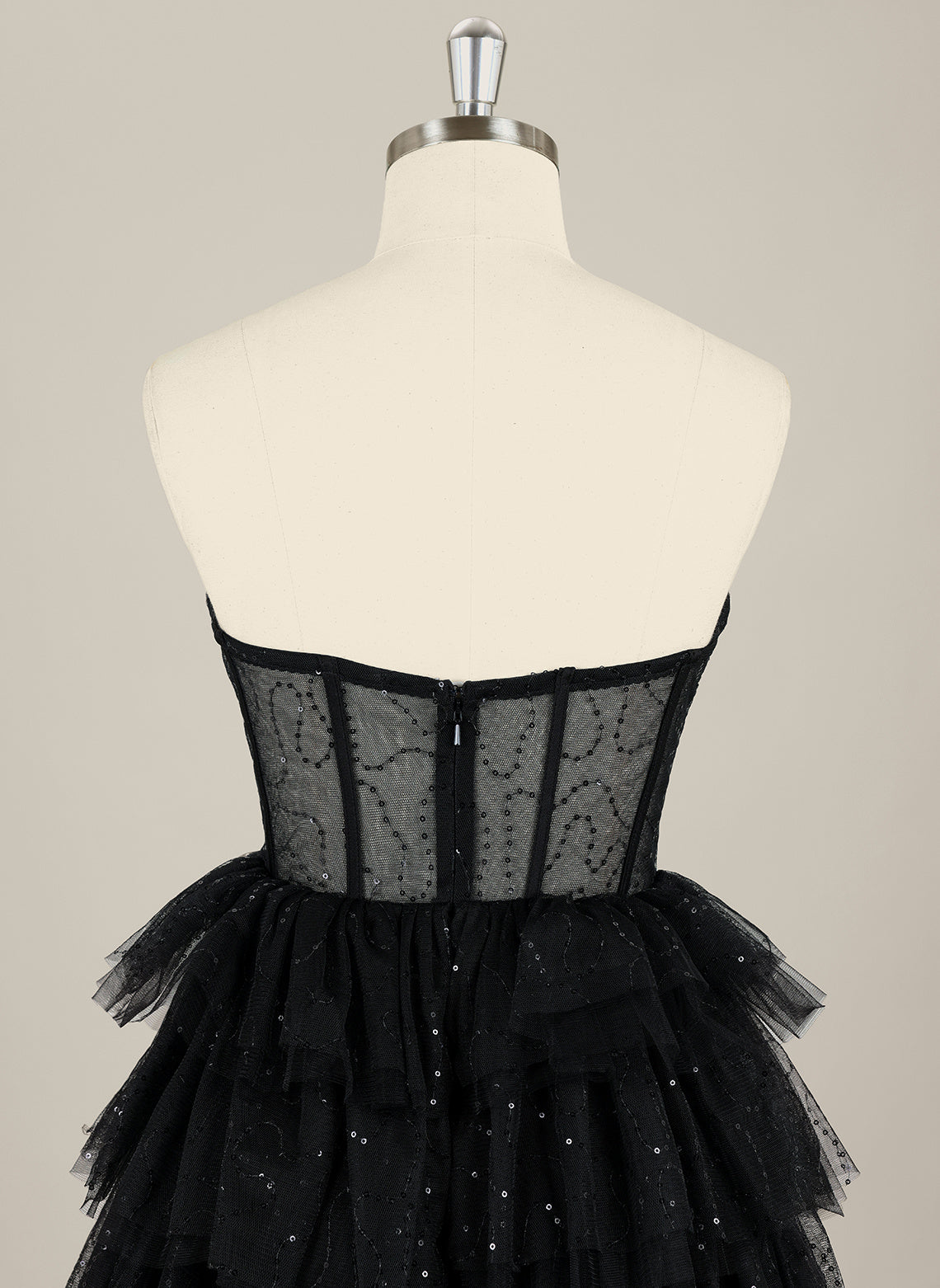 Ball-Gown/Princess Sleeveless Short Tulle Homecoming Dress With Ruffle