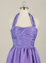 Ball-Gown/Princess Sleeveless Short Metallic Homecoming Dress With Pleated
