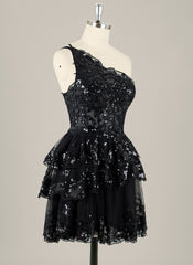 Ball-Gown/Princess Sleeveless Short Tulle Homecoming Dress With Sequins