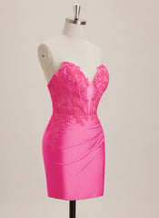 Sheath/Column V-Neck Short Jersey Mini Dress With Sequins