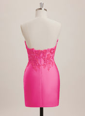 Sheath/Column V-Neck Short Jersey Mini Dress With Sequins