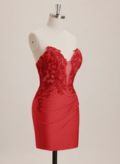 Sheath/Column V-Neck Short Jersey Mini Dress With Sequins