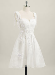 A-line Sleeveless Short Lace Homecoming Dress With Sequins