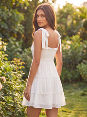 A-line Sleeveless Short Homecoming Dress