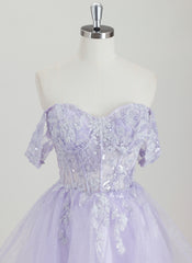 Ball-Gown/Princess Sweetheart Short Tulle Homecoming Dress With Beading Sequins