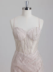 Sheath/Column Sweetheart Short Sequin Homecoming Dress With Beading Sequins