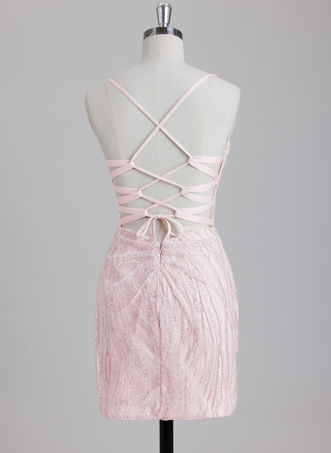 Sheath/Column Sweetheart Short Sequin Homecoming Dress With Beading Sequins