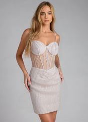 Sheath/Column Sweetheart Short Sequin Homecoming Dress With Beading Sequins