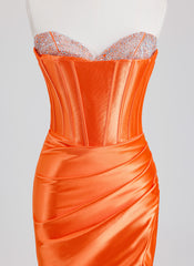 Sheath/Column Sweetheart Short Dress