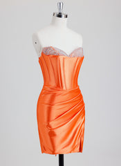 Sheath/Column Sweetheart Short Dress
