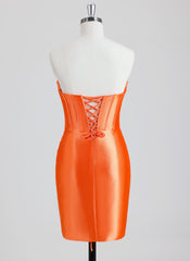 Sheath/Column Sweetheart Short Dress