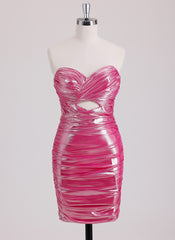 Sheath/Column Sweetheart Short Mini Dress