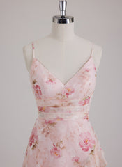 Ball-Gown/Princess V-Neck Short Chiffon Mini Dress With Ruffle