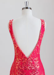 Sheath/Column Short Sequin Homecoming Dress With Sequins