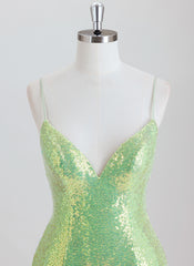 Sheath/Column Short Sequin Homecoming Dress With Sequins