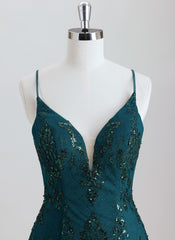 Sheath Spaghetti Straps Short Sequined Homecoming Dress With Sequins