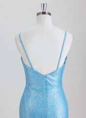 Sheath/Column Short Metallic Homecoming Dress