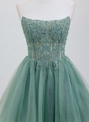Ball-Gown/Princess Sweetheart Short Tulle Homecoming Dress With Beading Sequins
