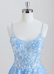 Ball-Gown/Princess Short Lace Homecoming Dress With Sequins
