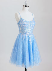 Ball-Gown/Princess Short Lace Homecoming Dress With Sequins