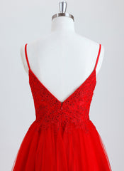 Ball-Gown/Princess V-Neck Short Tulle Homecoming Dress With Rhinestone