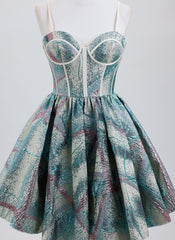 Ball-Gown/Princess Sweetheart Short Jacquard Homecoming Dress