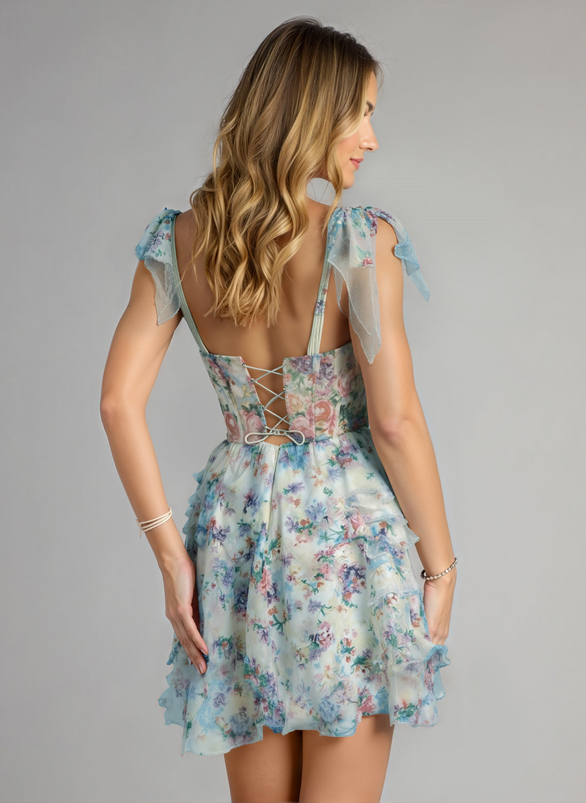 Ball-Gown/Princess Sleeveless Short Tulle Homecoming Dress With Ruffle