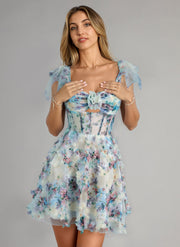 Ball-Gown/Princess Sleeveless Short Tulle Homecoming Dress With Ruffle