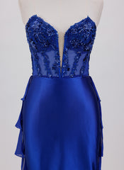 Sheath/Column Sleeveless Short Silky Satin Homecoming Dress With Sequins