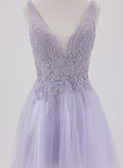 Ball-Gown/Princess Spaghetti Straps Short Tulle Homecoming Dress With Appliques Lace