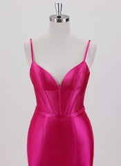 Sheath/Column Spaghetti Straps Short Jersey Homecoming Dress With Pleated
