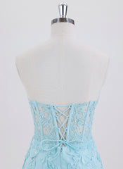 Sheath/Column Sleeveless Short Lace Homecoming Dress With Sequins