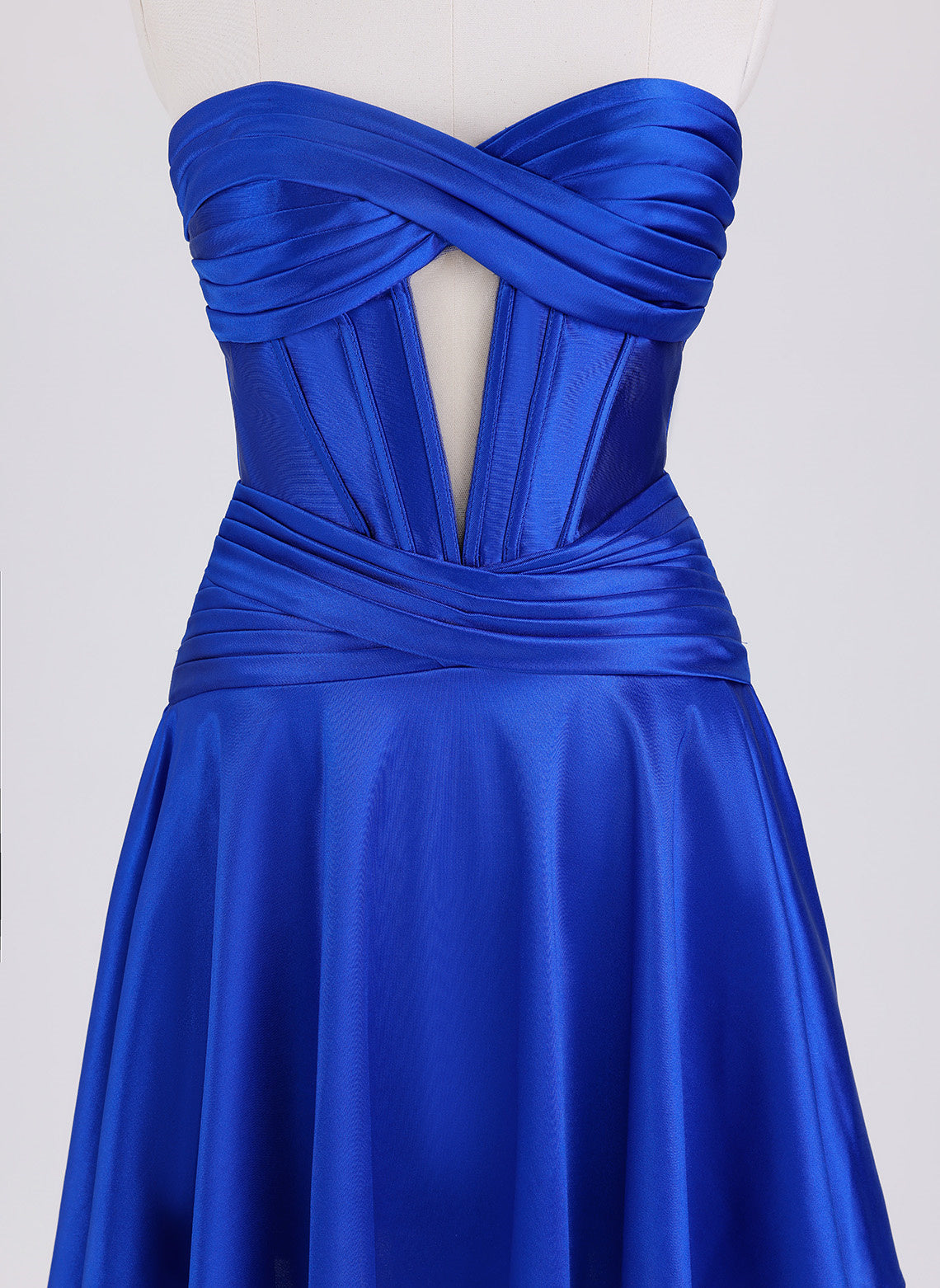A-line Sleeveless Short Jersey Homecoming Dress With Pleated