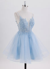 Ball-Gown/Princess Short Tulle Homecoming Dress With Rhinestone