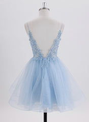 Ball-Gown/Princess Short Tulle Homecoming Dress With Rhinestone