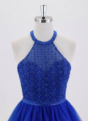 Ball-Gown/Princess Sleeveless Short Tulle Homecoming Dress With Rhinestone