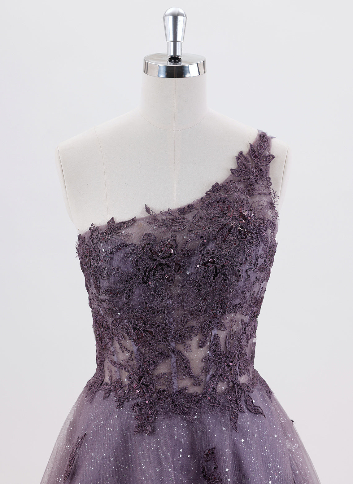A-line Sleeveless Short Tulle Homecoming Dress With Sequins
