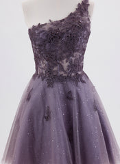 A-line Sleeveless Short Tulle Homecoming Dress With Sequins