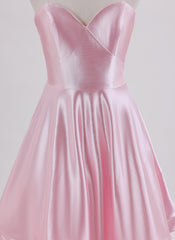 A-Line Sleeveless Short Jersey Homecoming Dress