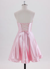 A-Line Sleeveless Short Jersey Homecoming Dress