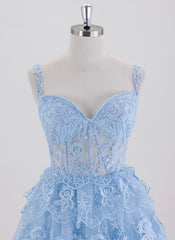 Ball-Gown/Princess Short Homecoming Dress With Lace