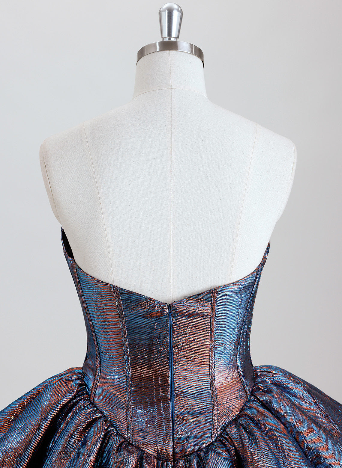 Ball-Gown/Princess Short Mettallic Homecoming Dress With Ruffle