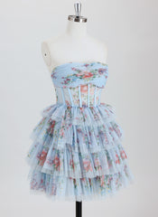 Ball-Gown/Princess Sleeveless Short Tulle Homecoming Dress With Pleated