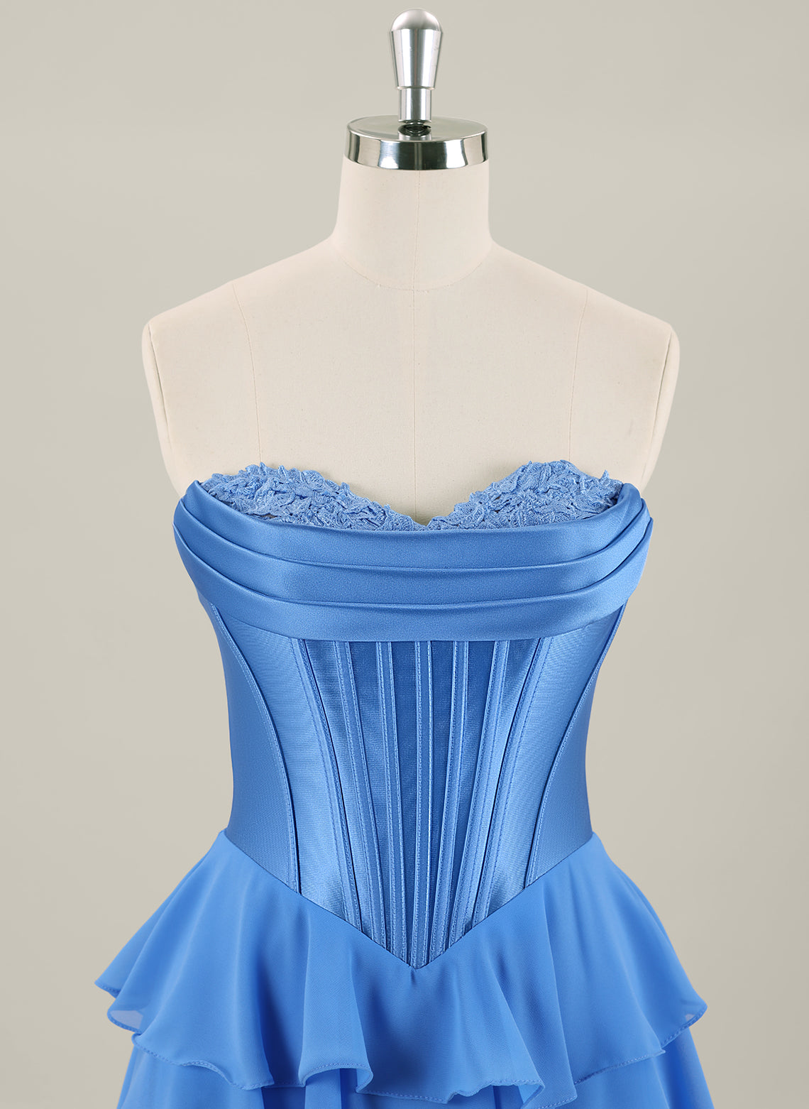 Ball-Gown/Princess Sleeveless Short Chiffon Homecoming Dress With Pleated