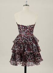 Ball-Gown/Princess Sleeveless Short Orangza Homecoming Dress With Pleated